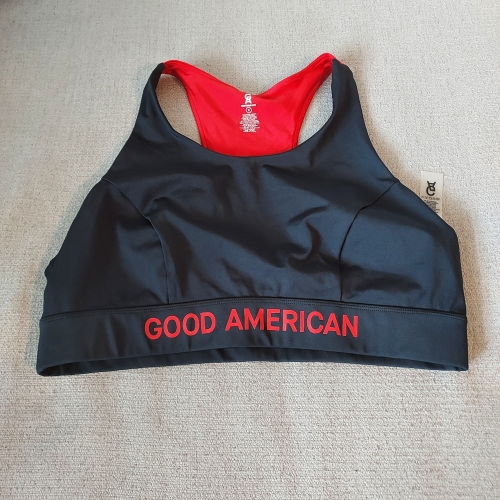 GOOD AMERICAN Performance The core Sports Bra sz-5/2XL